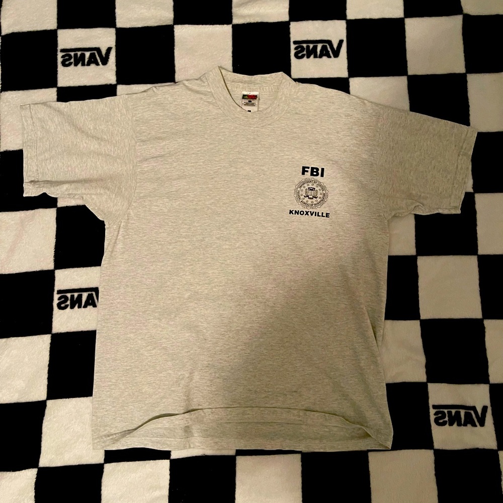 Vintage FBI t shirt size large